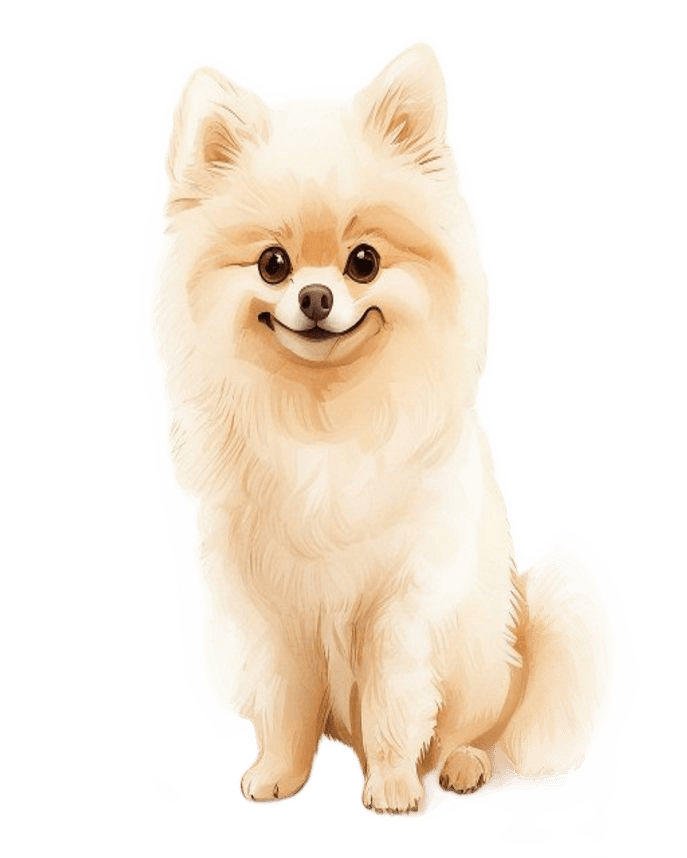 Mascota Fenrir — un Spitz îngrijit